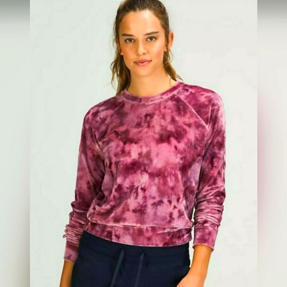 Lululemon Velour Crew Interstellar Cassis Multi, Size M (no size tag)